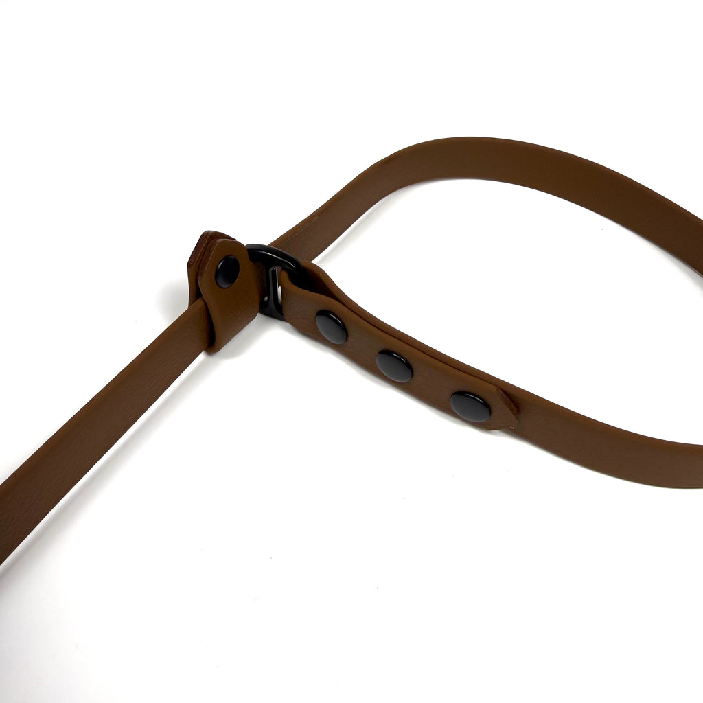 Waterproof Dog Slip Lead - Brown