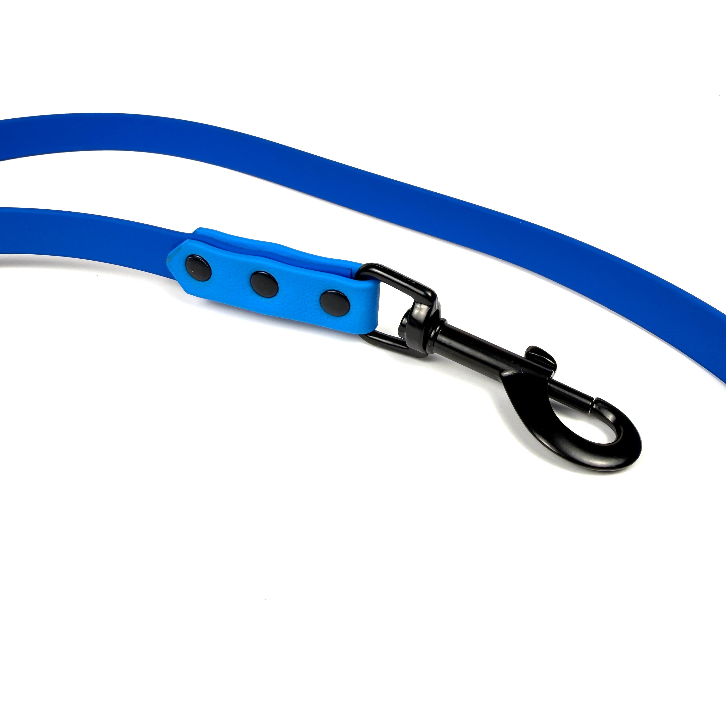 Waterproof Dog Lead - Blue/Sky Blue