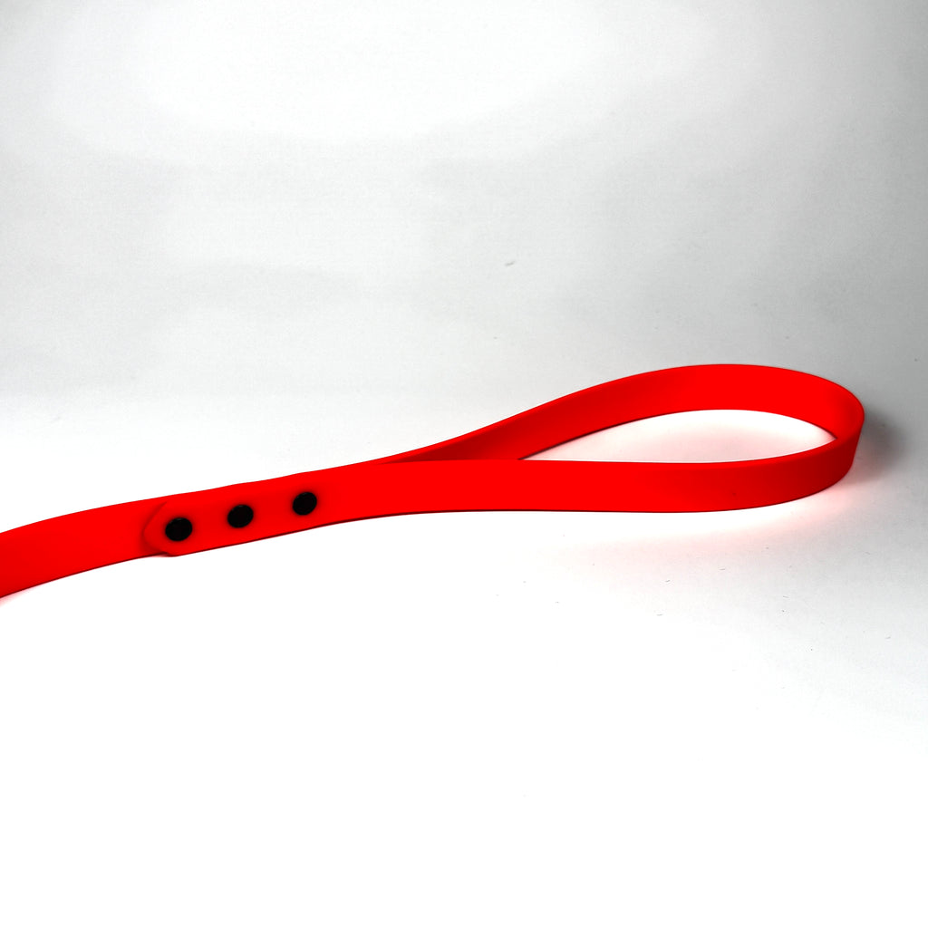 Waterproof Half Choke Dog Lead - Orange