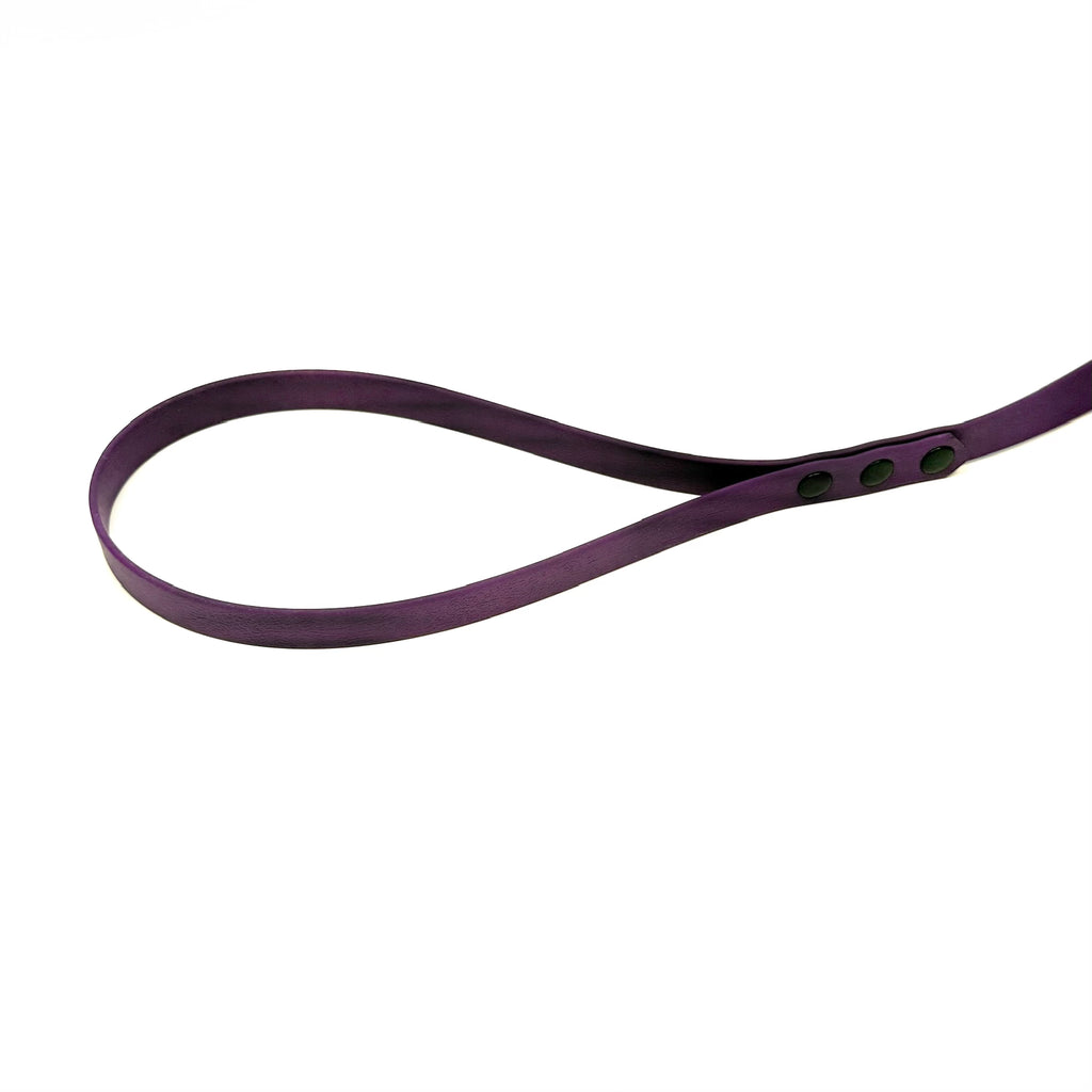Waterproof Half Choke Dog Lead - Purple